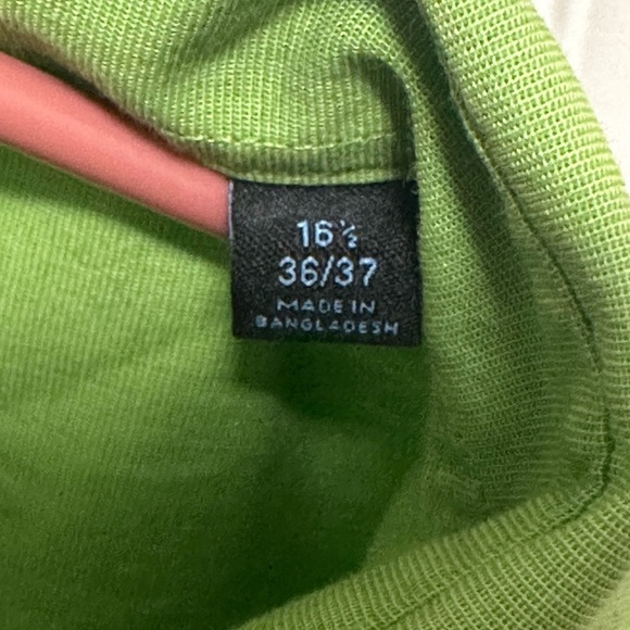 Van Heusen Bright Green Stretch Shirt - Picture 3 of 4